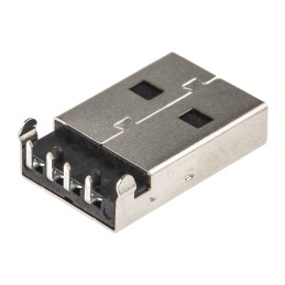 5 pcs - ASSMANN WSW Right Angle, SMT, Plug Type A USB Connector