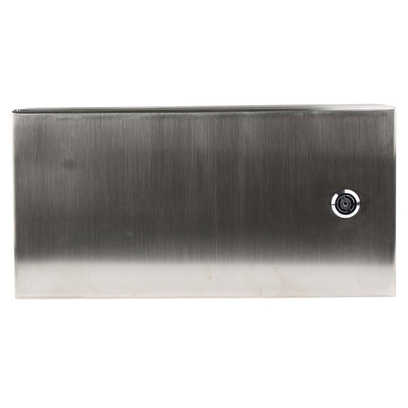 1 pcs - RS PRO 304 Stainless Steel Wall Box, IP66, 360 mm x 180 mm x 150mm