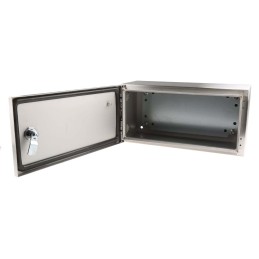 1 pcs - RS PRO 304 Stainless Steel Wall Box, IP66, 360 mm x 180 mm x 150mm