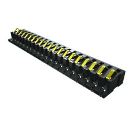 5 pcs - Samtec SIB Series Straight PCB Header, 2 Contact(s), 2.54mm Pitch, 1 Row(s), Shrouded