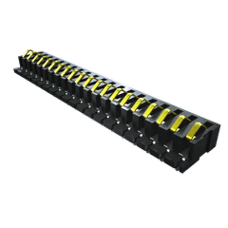 5 pcs - Samtec SIB Series Straight PCB Header, 2 Contact(s), 2.54mm Pitch, 1 Row(s), Shrouded