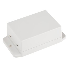 1 pcs - RS PRO White ABS Enclosure, Flanged, White Lid, 70 x 50 x 29mm