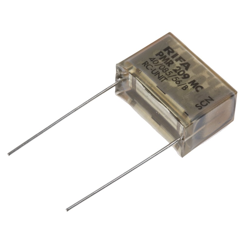 5 pcs - KEMET RC Capacitor 220nF 100Ω Tolerance ±20% 250 V ac, 630 V dc 1-way Through Hole PMR209 Series