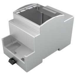 1 pcs - Italtronic DIN Rail Enclosure Enclosure Type Modulbox XTS Series , 90 x 53mm, ABS, Polycarbonate DIN Rail Enclosure