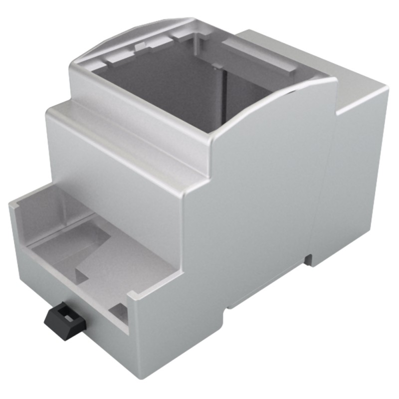 1 pcs - Italtronic DIN Rail Enclosure Enclosure Type Modulbox XTS Series , 90 x 53mm, ABS, Polycarbonate DIN Rail Enclosure