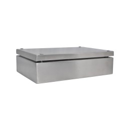 1 pcs - RS PRO 304 Stainless Steel Enclosure, IP66, 300 mm x 200 mm x 81mm