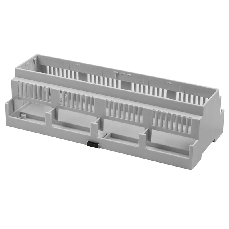 1 pcs - RS PRO Open Top, Vented Sides Enclosure Type, 212.1 x 90 x 58mm, Polycarbonate DIN Rail Enclosure