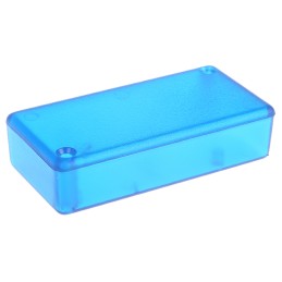 1 pcs - Hammond 1551 Series Blue ABS Enclosure, IP54, Blue Lid, 80 x 40 x 20mm