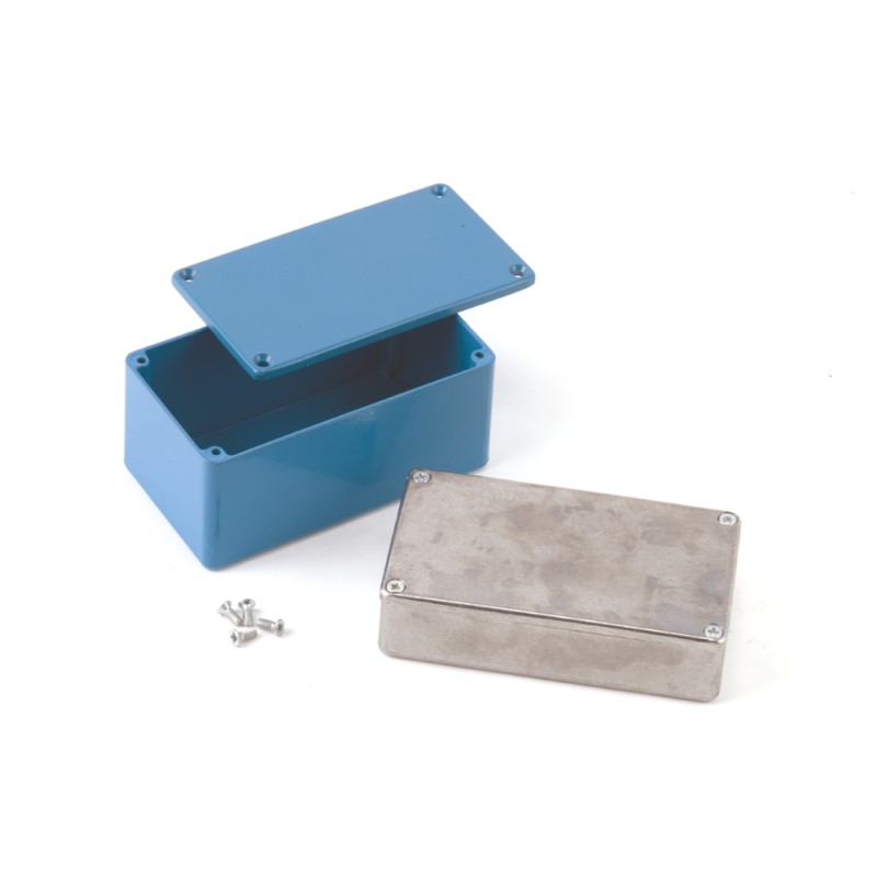 1 pcs - Deltron 462 Series Grey Die Cast Aluminium Enclosure, 89 x 35 x 30mm