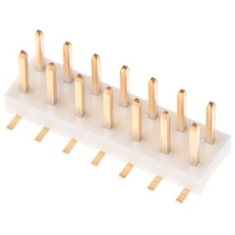 5 pcs - Hirose A3A Series Straight Surface Mount Pin Header, 14 Contact(s), 2.0mm Pitch, 2 Row(s), Unshrouded