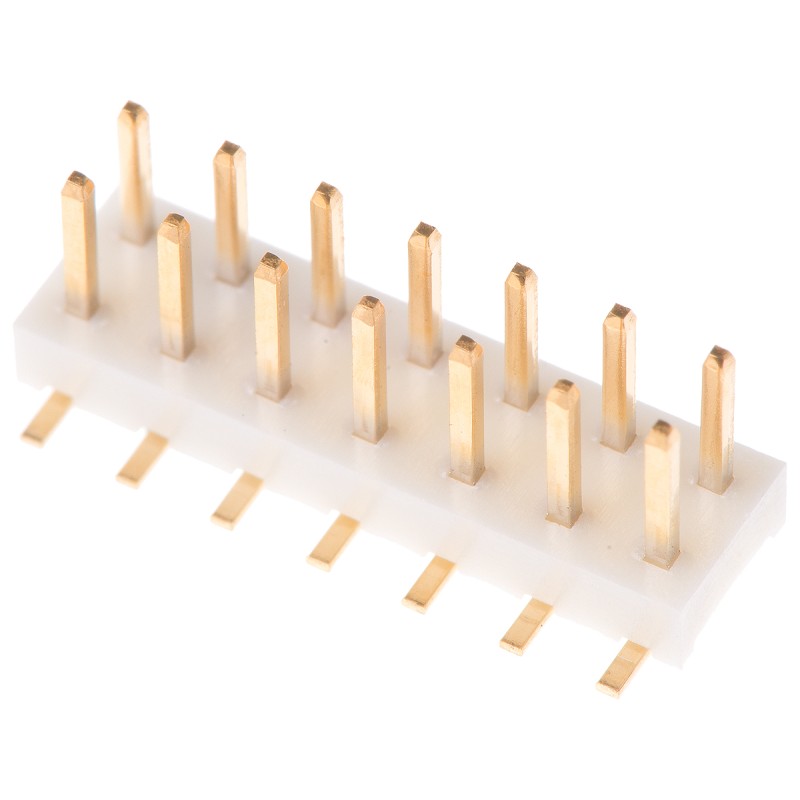 5 pcs - Hirose A3A Series Straight Surface Mount Pin Header, 14 Contact(s), 2.0mm Pitch, 2 Row(s), Unshrouded