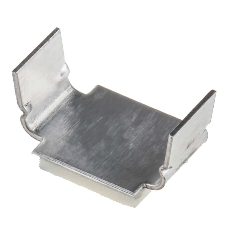 1 Bag of 100 - RS PRO Natural Aluminium Open Arm Clip, 12.7mm Max. Bundle