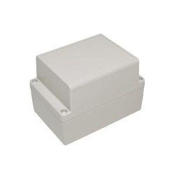 1 pcs - Hammond RP Series Light Grey ABS General Purpose Enclosure, IP65, Light Grey Lid, 125 x 85 x 85mm