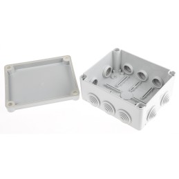 1 pcs - ABB Grey Thermoplastic Junction Box, IP55, 77 x 160 x 135mm