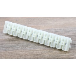 5 pcs - RS PRO Non-Fused Terminal Block, 12-Way, 41A, 4 mm² Wire, Screw Down Termination