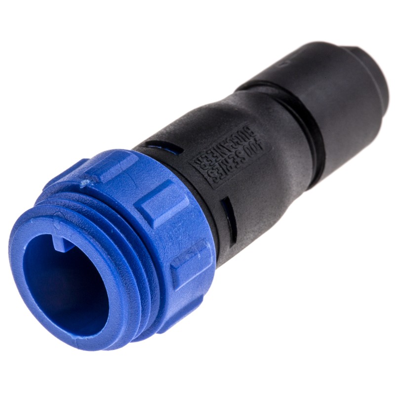 1 pcs - Bulgin Circular Connector, 3 Contacts, Cable Mount, Miniature Connector, Plug, Male, IP68, Buccaneer 400 Series