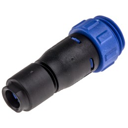 1 pcs - Bulgin Circular Connector, 3 Contacts, Cable Mount, Miniature Connector, Plug, Male, IP68, Buccaneer 400 Series