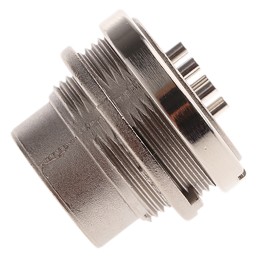 1 pcs - Amphenol Industrial, C 091 A 8 Pole M16 Din Plug, DIN 45326, 4A, 100 V IP40, Screw Lock, Male, Panel Mount