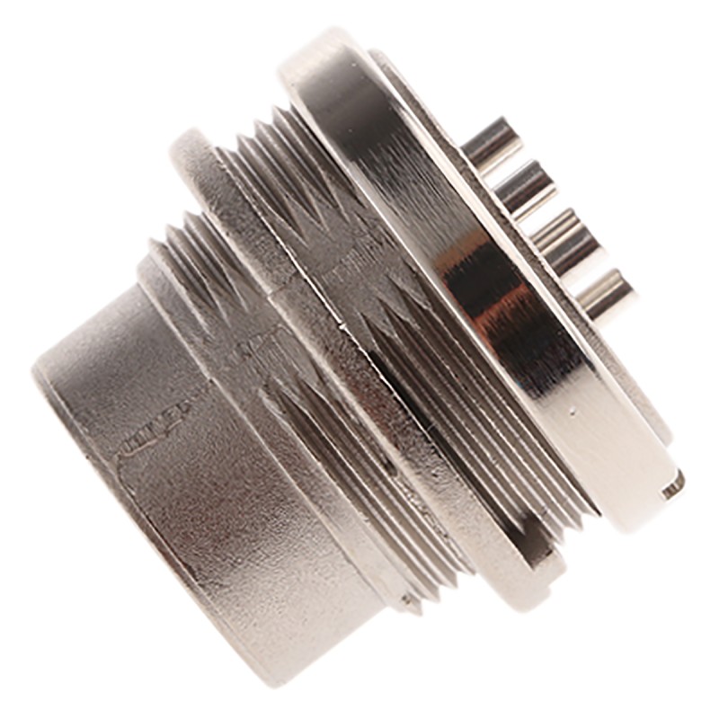 1 pcs - Amphenol Industrial, C 091 A 8 Pole M16 Din Plug, DIN 45326, 4A, 100 V IP40, Screw Lock, Male, Panel Mount