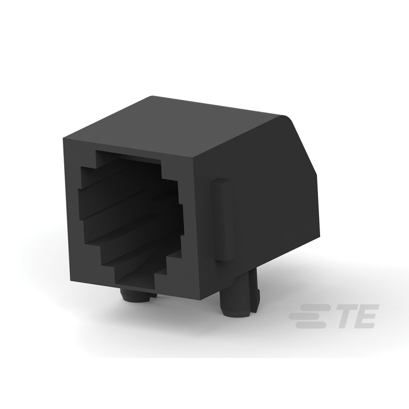 5 pcs - TE Connectivity 5555077 Series Female RJ25 Connector, Surface Mount, Cat3