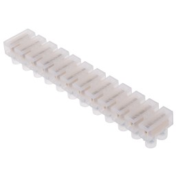 5 pcs - RS PRO Non-Fused Terminal Block, 12-Way, 15 - 61A, 7 AWG Wire, Screw Down Termination