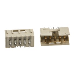 5 pcs - Amphenol Communications Solutions Minitek Series Straight Through Hole PCB Header, 10 Contact(s), 2.0mm Pitch, 2