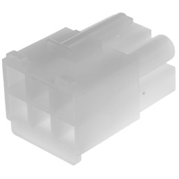 5 pcs - Molex, STANDARD .093' Female Connector Housing, 6.7mm Pitch, 6 Way, 2 Row