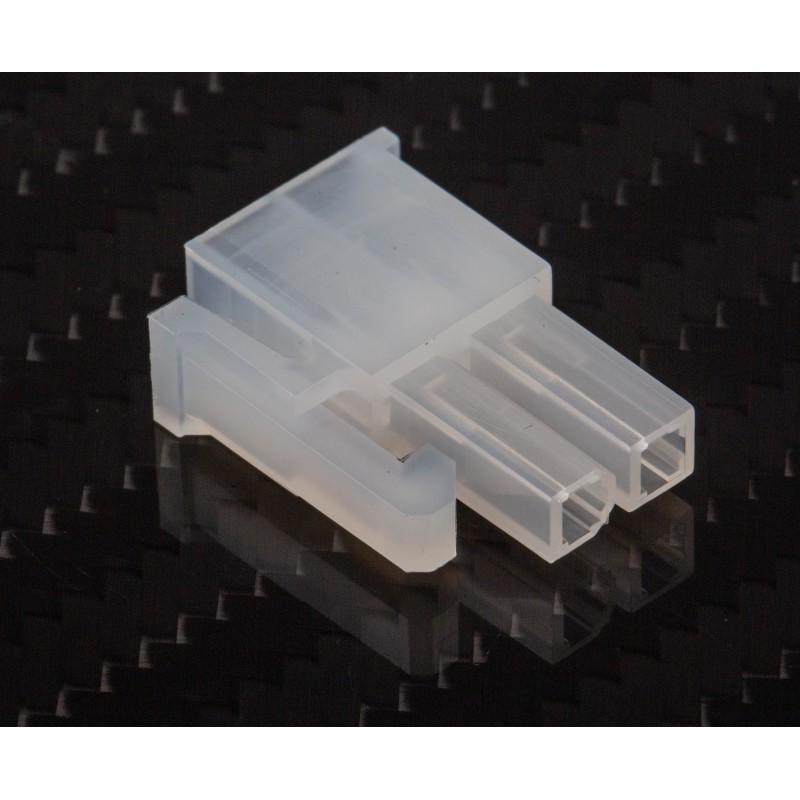 5 pcs - Molex, Mini-Fit Jr Receptacle Connector Housing, 4.2mm Pitch, 2 Way, 2 Row