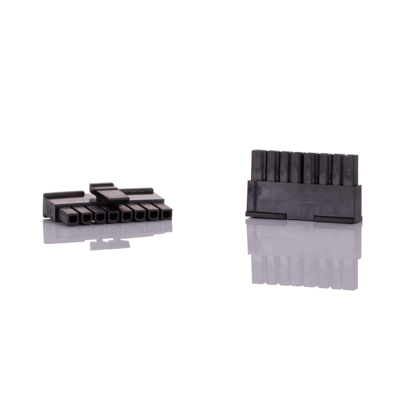 5 pcs - Molex, Micro-Fit 3.0 Female Connector Housing, 3mm Pitch, 8 Way, 1 Row