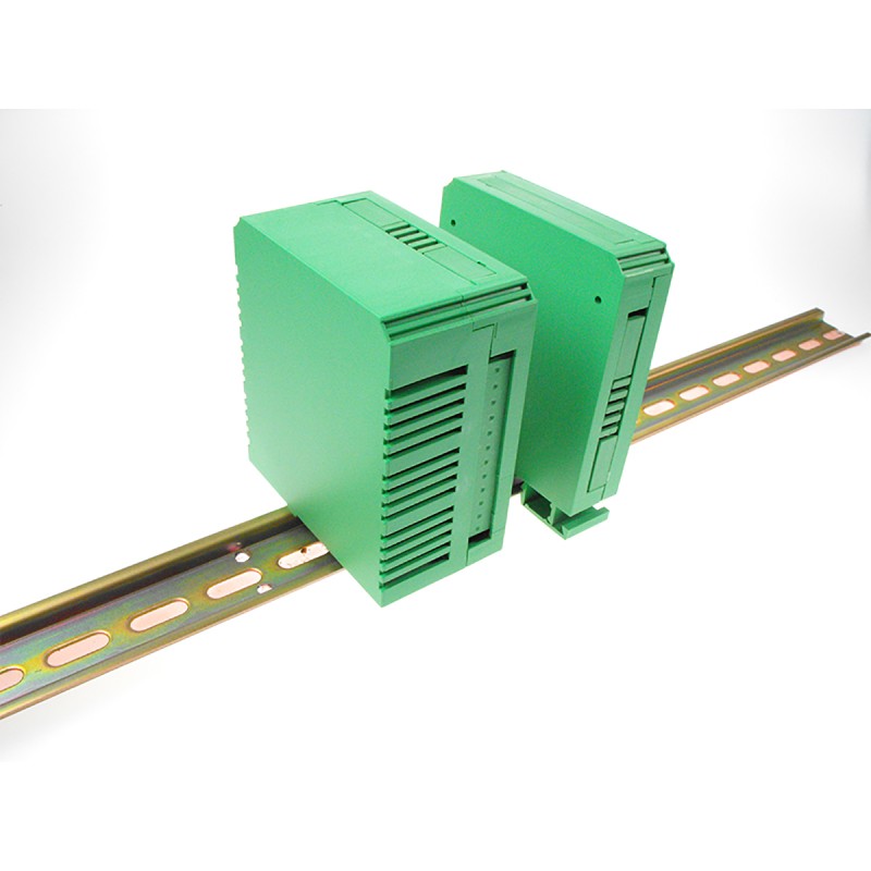 1 pcs - RS PRO DIN Rail Enclosure Enclosure Type, 22.5 x 82 x 90mm, Polyamide DIN Rail Enclosure