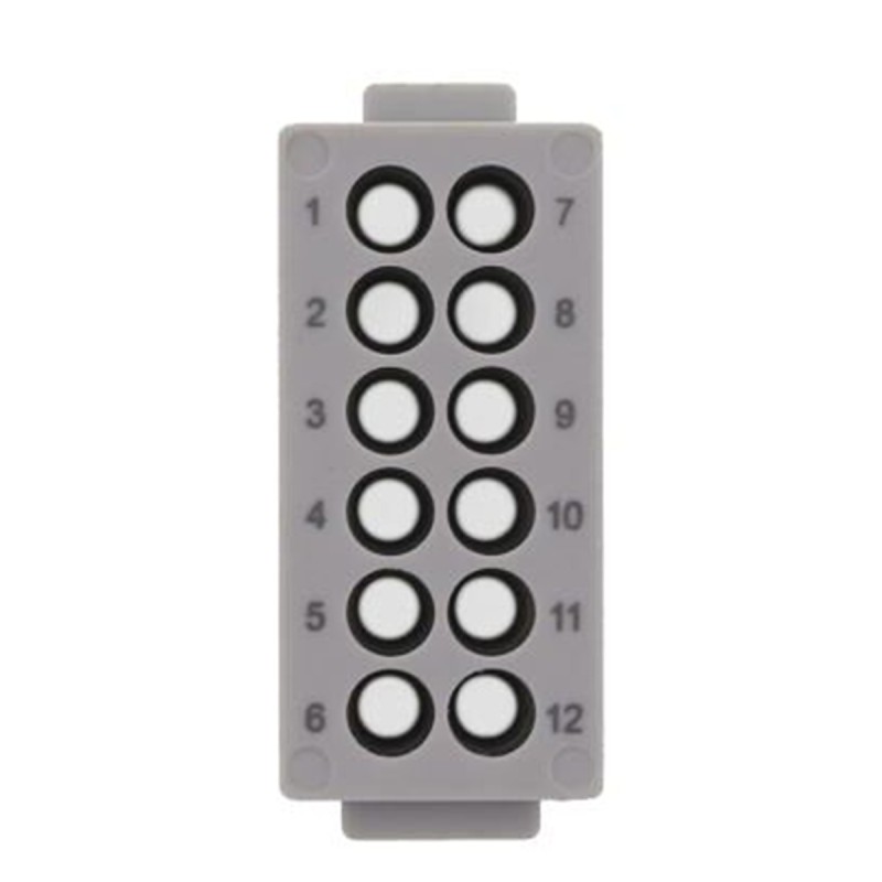 5 pcs - Phoenix Contact Heavy Duty Power Connector Module, 10A, Male, HC-M-12 Series, 12 Contacts