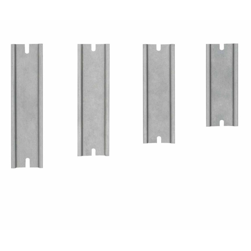 1 pcs - RS PRO Unperforated DIN Rail, Top Hat Compatible, 135mm x 35mm x 7.5mm
