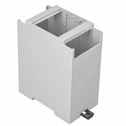 1 pcs - RS PRO Open Top Enclosure Type, 90 x 53 x 114mm, Polycarbonate DIN Rail Enclosure