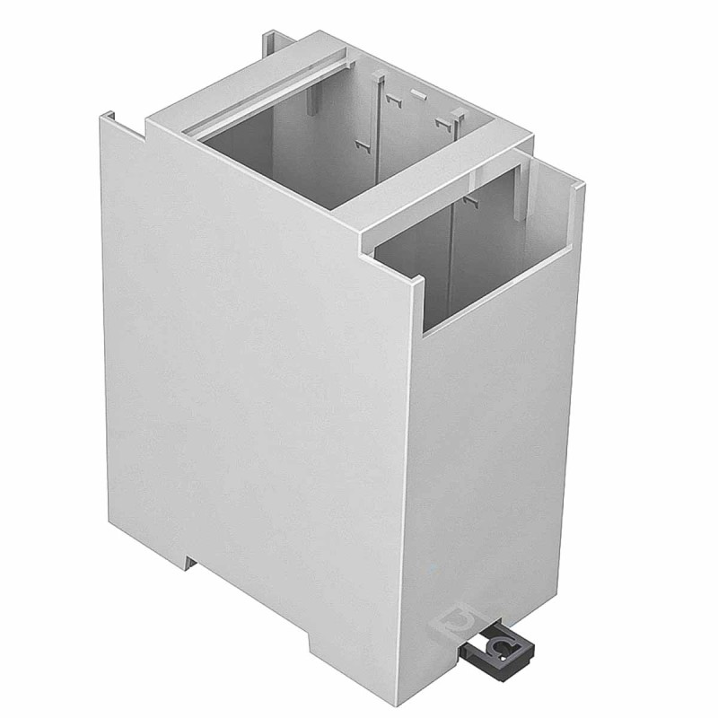 1 pcs - RS PRO Open Top Enclosure Type, 90 x 53 x 114mm, Polycarbonate DIN Rail Enclosure