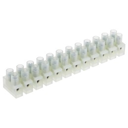 5 pcs - RS PRO Non-Fused Terminal Block, 12-Way, 24A, 2.5 mm² Wire, Screw Down Termination