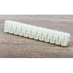 5 pcs - RS PRO Non-Fused Terminal Block, 12-Way, 24A, 2.5 mm² Wire, Screw Down Termination