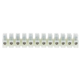 5 pcs - RS PRO Non-Fused Terminal Block, 12-Way, 24A, 2.5 mm² Wire, Screw Down Termination