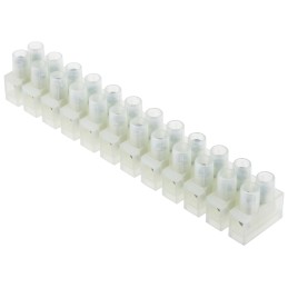 5 pcs - RS PRO Non-Fused Terminal Block, 12-Way, 24A, 2.5 mm² Wire, Screw Down Termination