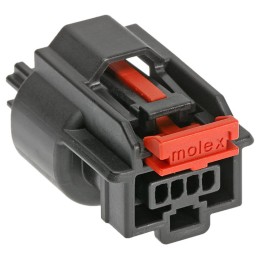 5 pcs - Molex, Mini50 Sealed Automotive Connector Socket 4 Way, Crimp Termination