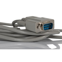 1 pcs - RS PRO Male 9 Pin D-sub to Male 9 Pin D-sub Serial Cable, 2m PVC