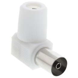 5 pcs - Decelect Forgos Right Angle Aerial Connector Socket, Cable Mount