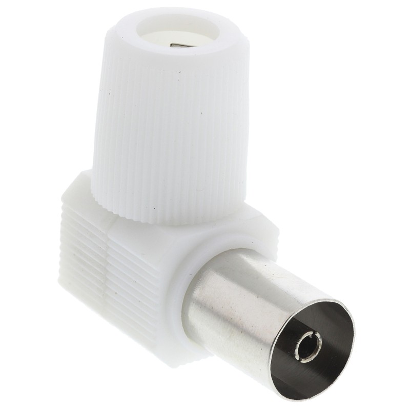 5 pcs - Decelect Forgos Right Angle Aerial Connector Socket, Cable Mount