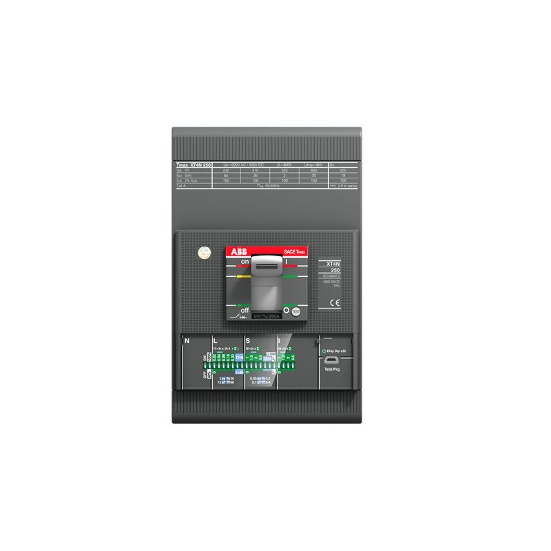 1 pcs - ABB, XT4L MCCB 3P 160A, Fixed Mount