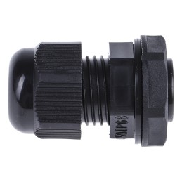 1 Pack of 10 - RS PRO Black Nylon Cable Gland, PG9 Thread, 4mm Min, 8mm Max, IP68