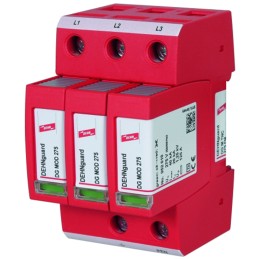 1 pcs - Dehn, DG Modular Surge Protector 275 V Maximum Voltage Rating 40kA Maximum Surge Current Type 2 Arrester