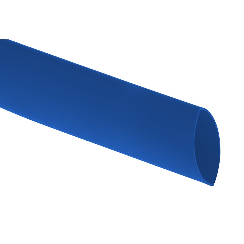1 Bag of 1 - RS PRO Halogen Free Heat Shrink Tubing, Blue 9.5mm Sleeve Dia. x 1.2m Length 2:1 Ratio