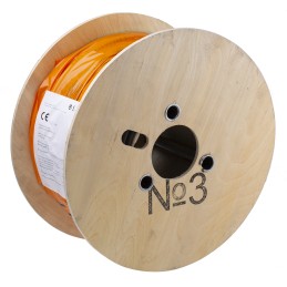 1 Reel of 50 M - Lapp 3 Core Power Cable, 2.5 mm², 50m, Black Rubber Sheath, 26 A, 450/750 V