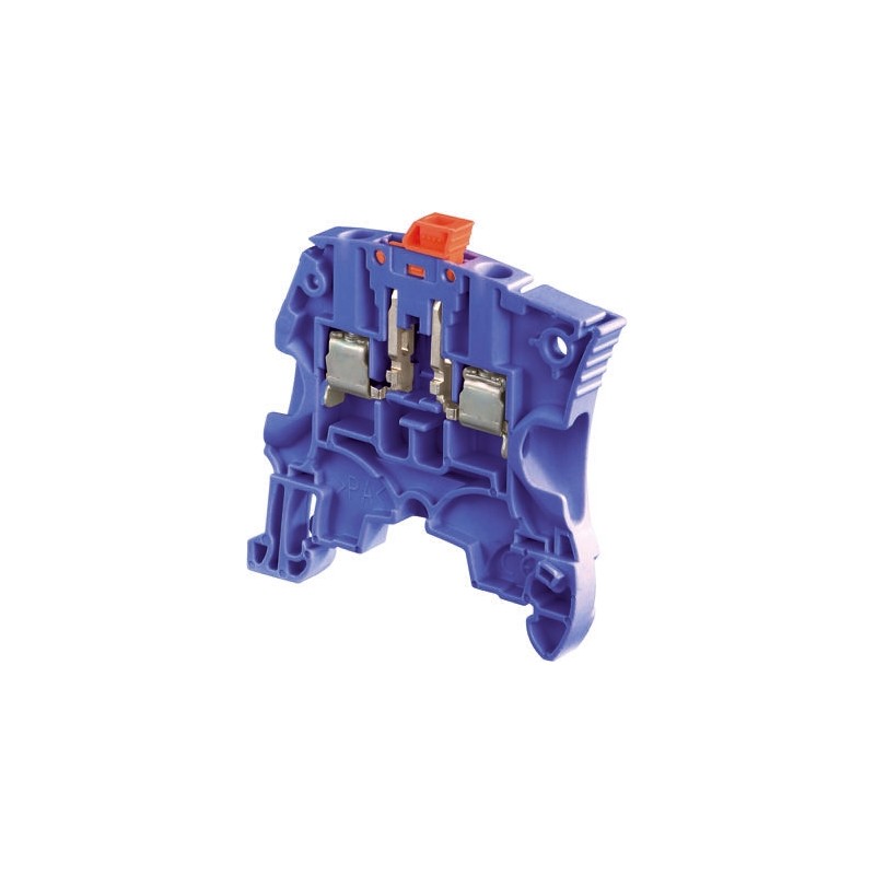5 pcs - Entrelec SNK Series Blue Disconnect Terminal Block, 4mm², Single-Level, Screw Termination