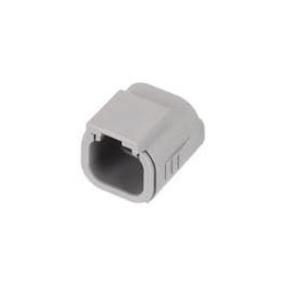 1 pcs : ATM06-4S-CAP - Automotive Connectors Dust cap 4 pos plug grey