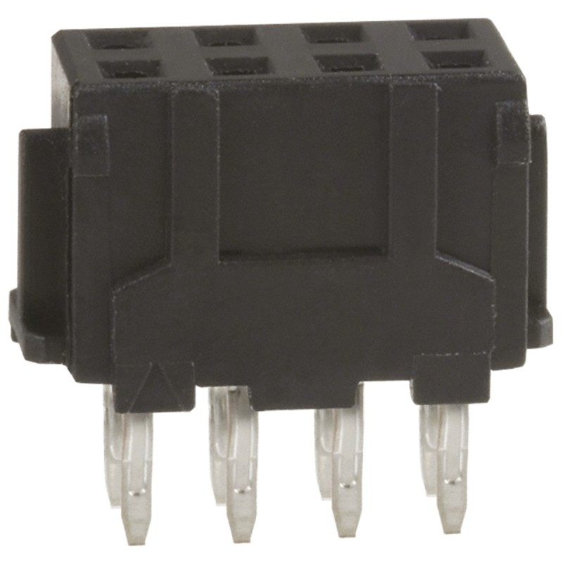 5 pcs - Hirose DF11 Series Straight Through Hole Mount PCB Socket, 8-Contact, 2-Row, 2mm Pitch, Solder Termination